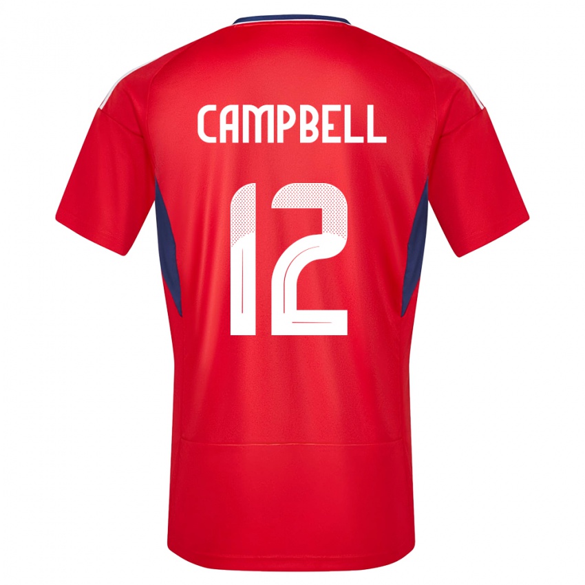 Kinder Costa Rica Joel Campbell #12 Rot Heimtrikot Trikot 24-26 T-Shirt Österreich