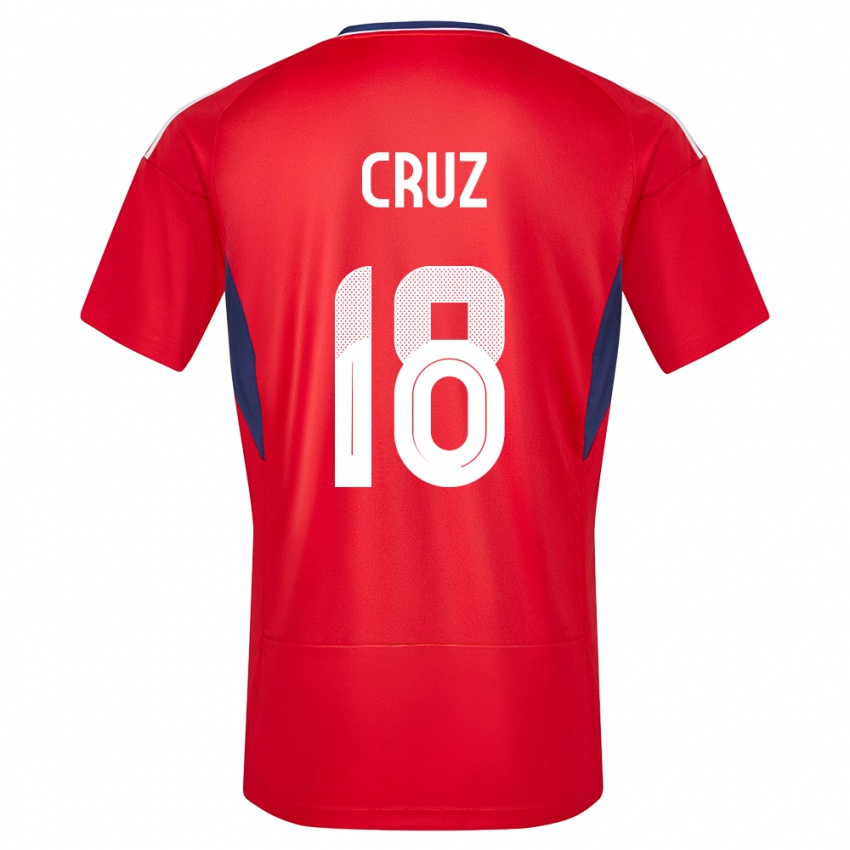 Kinder Costa Rica Aaron Cruz #18 Rot Heimtrikot Trikot 24-26 T-Shirt Österreich