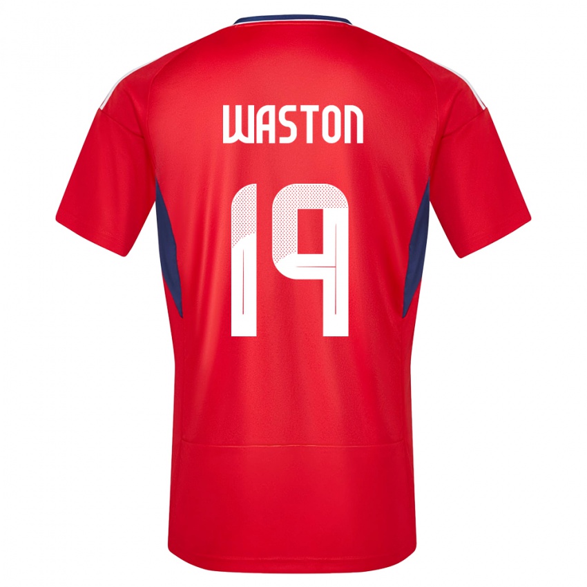 Kinder Costa Rica Kendall Waston #19 Rot Heimtrikot Trikot 24-26 T-Shirt Österreich