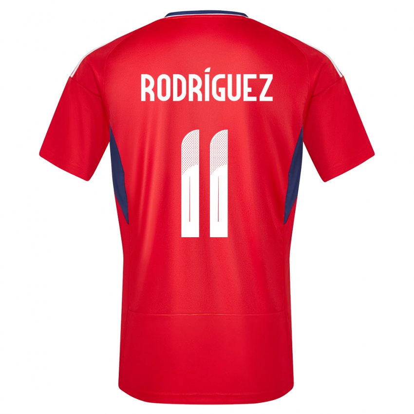 Kinder Costa Rica Raquel Rodriguez #11 Rot Heimtrikot Trikot 24-26 T-Shirt Österreich