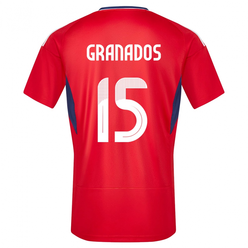 Kinder Costa Rica Cristin Granados #15 Rot Heimtrikot Trikot 24-26 T-Shirt Österreich