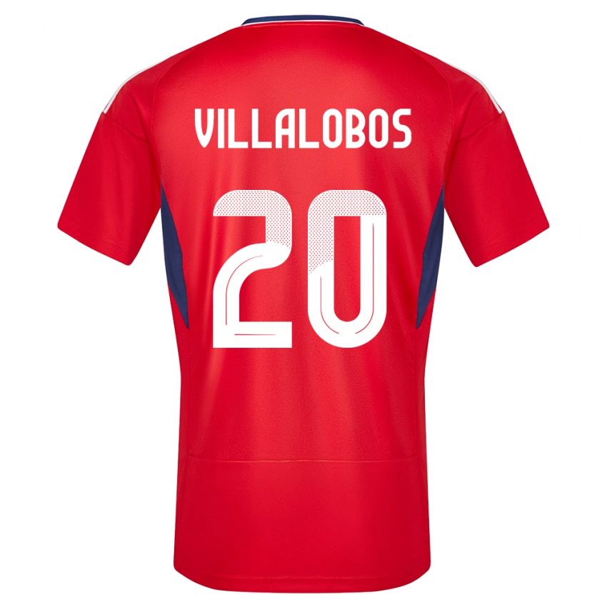 Kinder Costa Rica Fabiola Villalobos #20 Rot Heimtrikot Trikot 24-26 T-Shirt Österreich