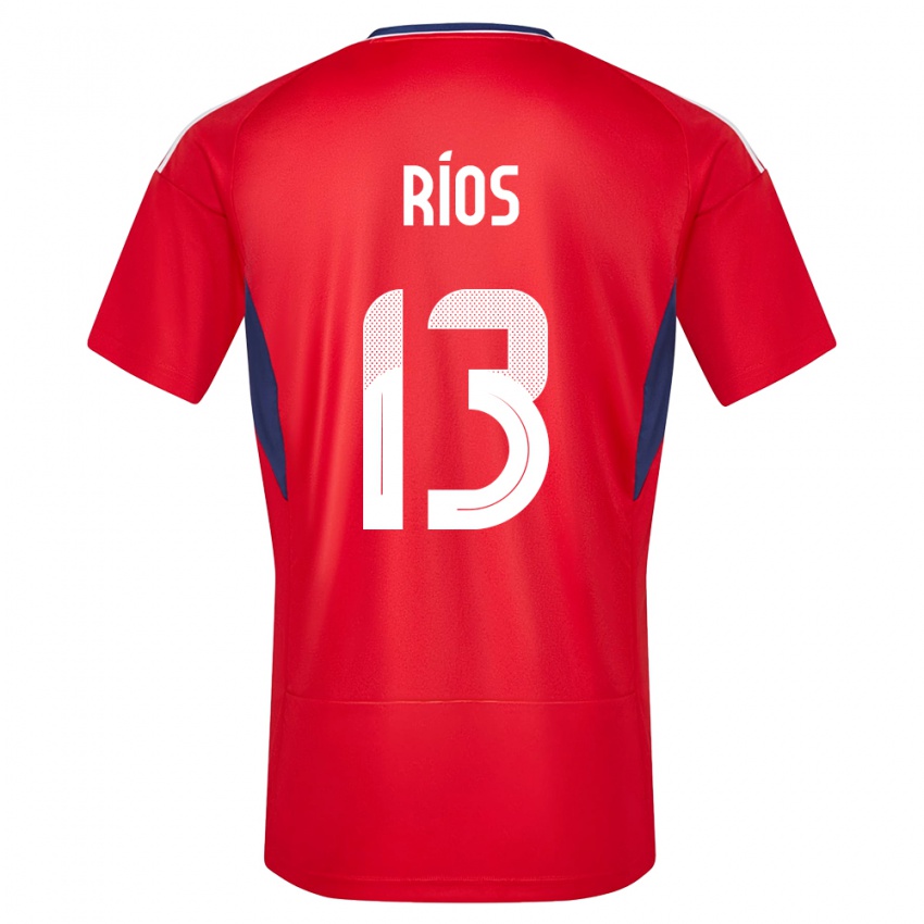 Kinder Costa Rica Keral Rios #13 Rot Heimtrikot Trikot 24-26 T-Shirt Österreich