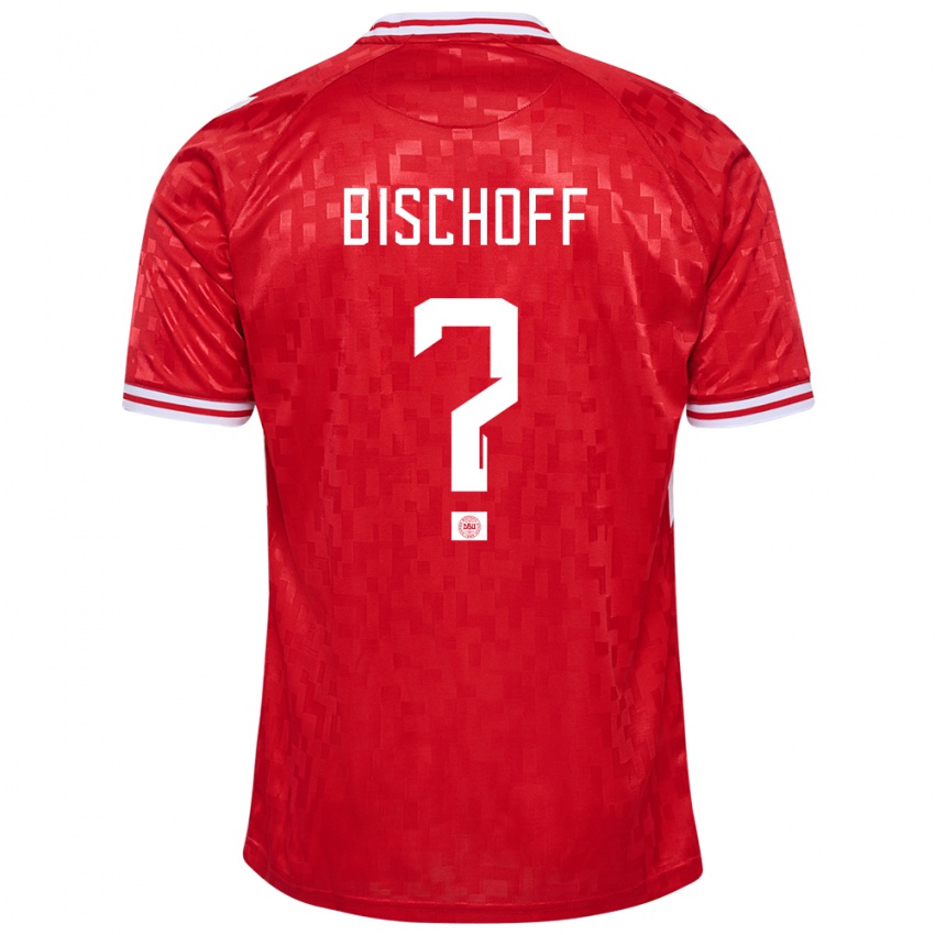 Kinder Dänemark Clement Bischoff #0 Rot Heimtrikot Trikot 24-26 T-Shirt Österreich