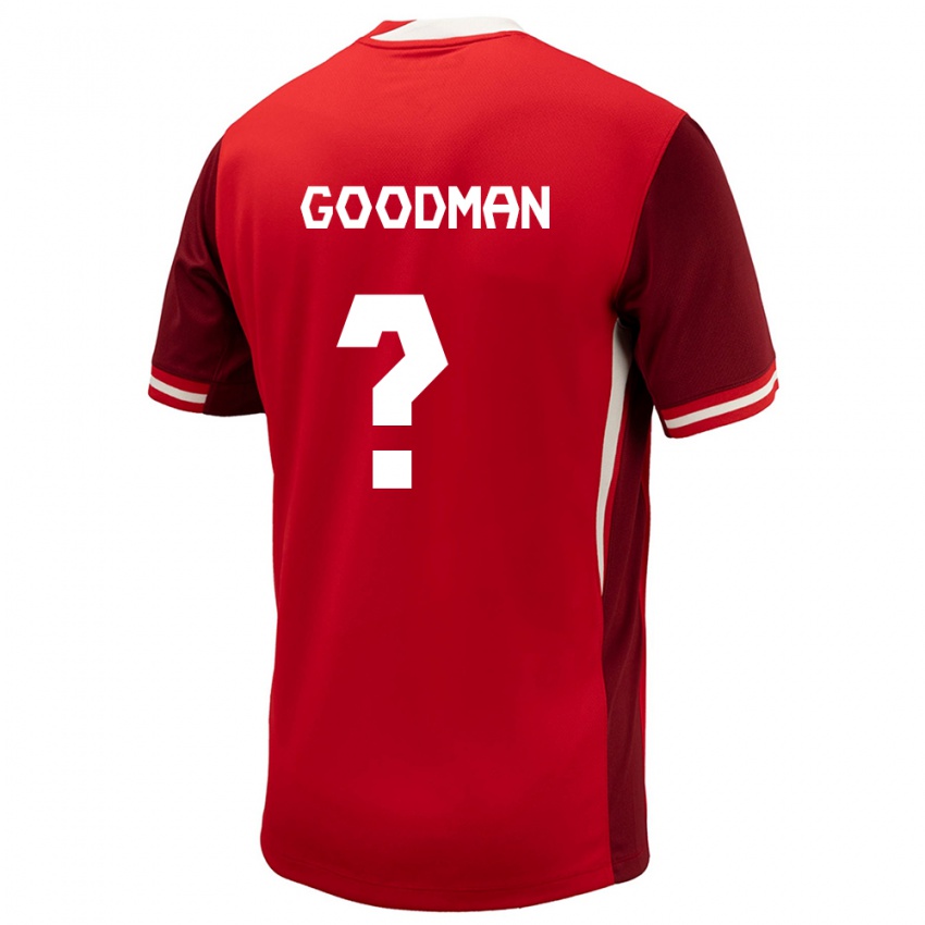 Kinder Kanada Owen Goodman #0 Rot Heimtrikot Trikot 24-26 T-Shirt Österreich