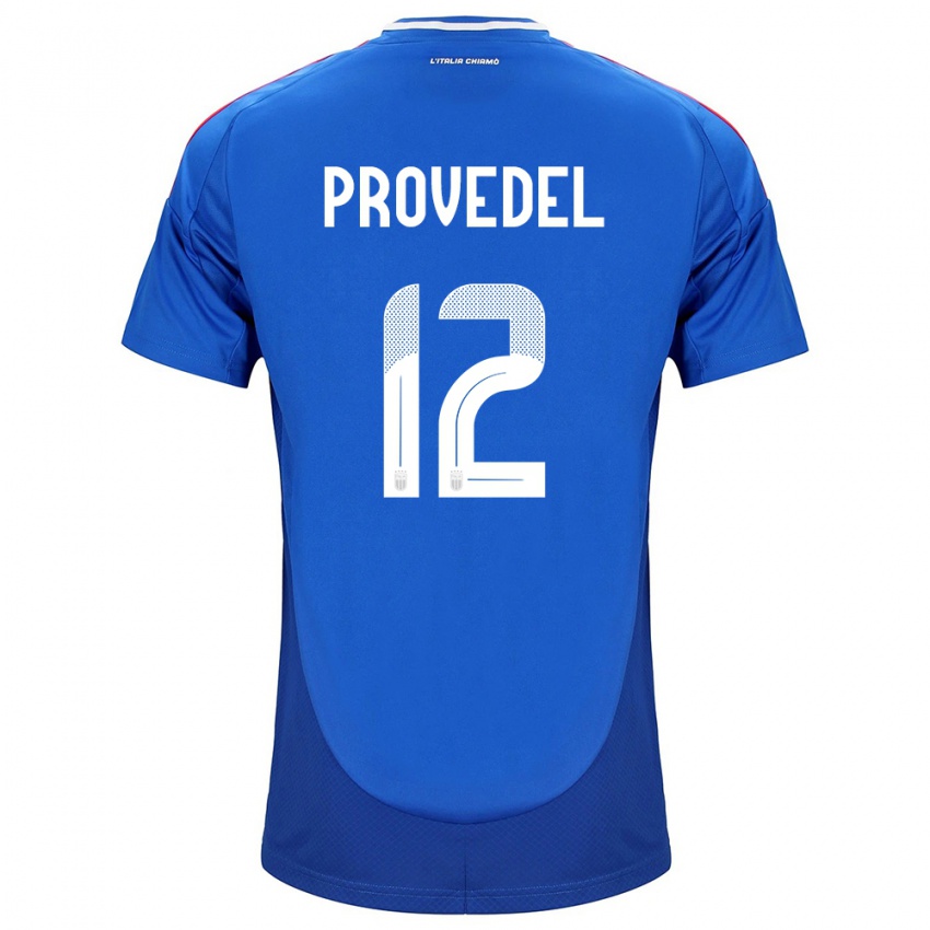 Kinder Italien Ivan Provedel #12 Blau Heimtrikot Trikot 24-26 T-Shirt Österreich