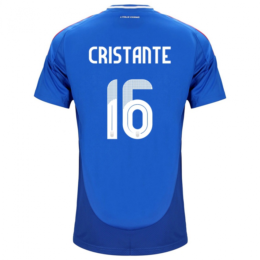 Kinder Italien Bryan Cristante #16 Blau Heimtrikot Trikot 24-26 T-Shirt Österreich