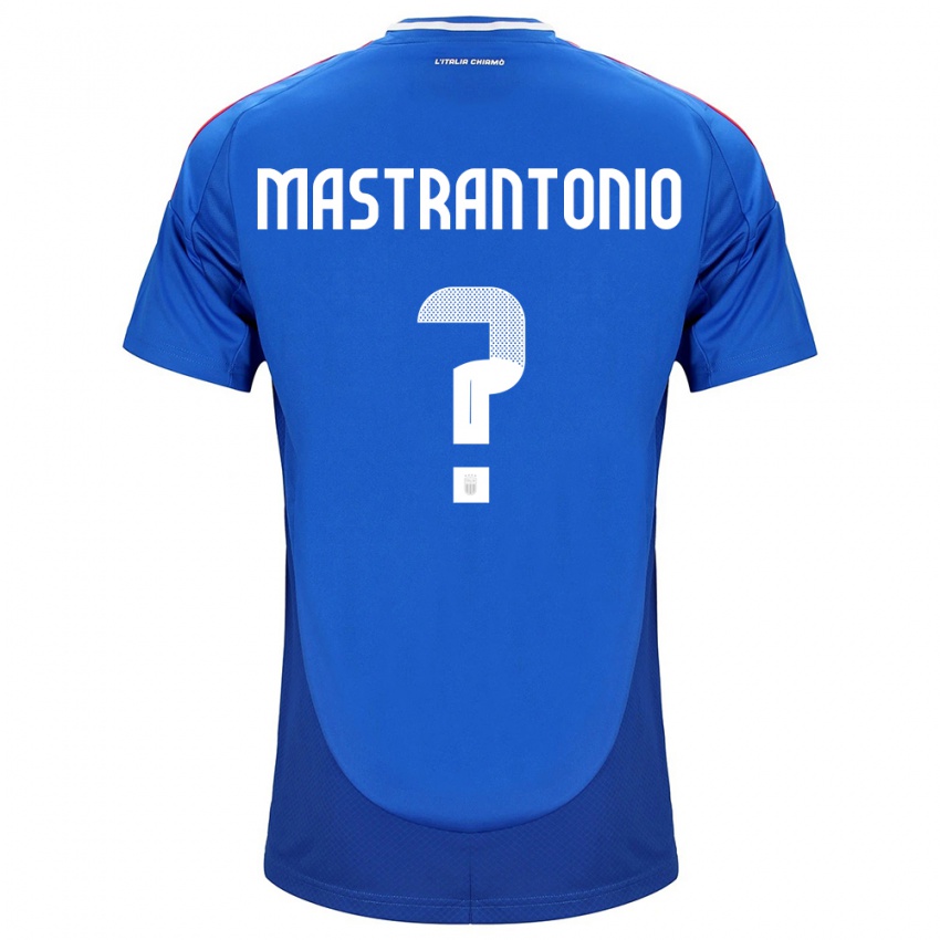 Kinder Italien Davide Mastrantonio #0 Blau Heimtrikot Trikot 24-26 T-Shirt Österreich