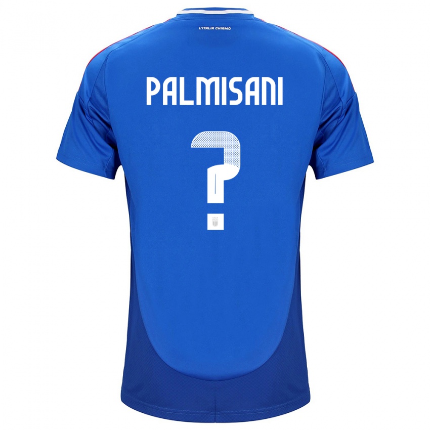 Kinder Italien Lorenzo Palmisani #0 Blau Heimtrikot Trikot 24-26 T-Shirt Österreich