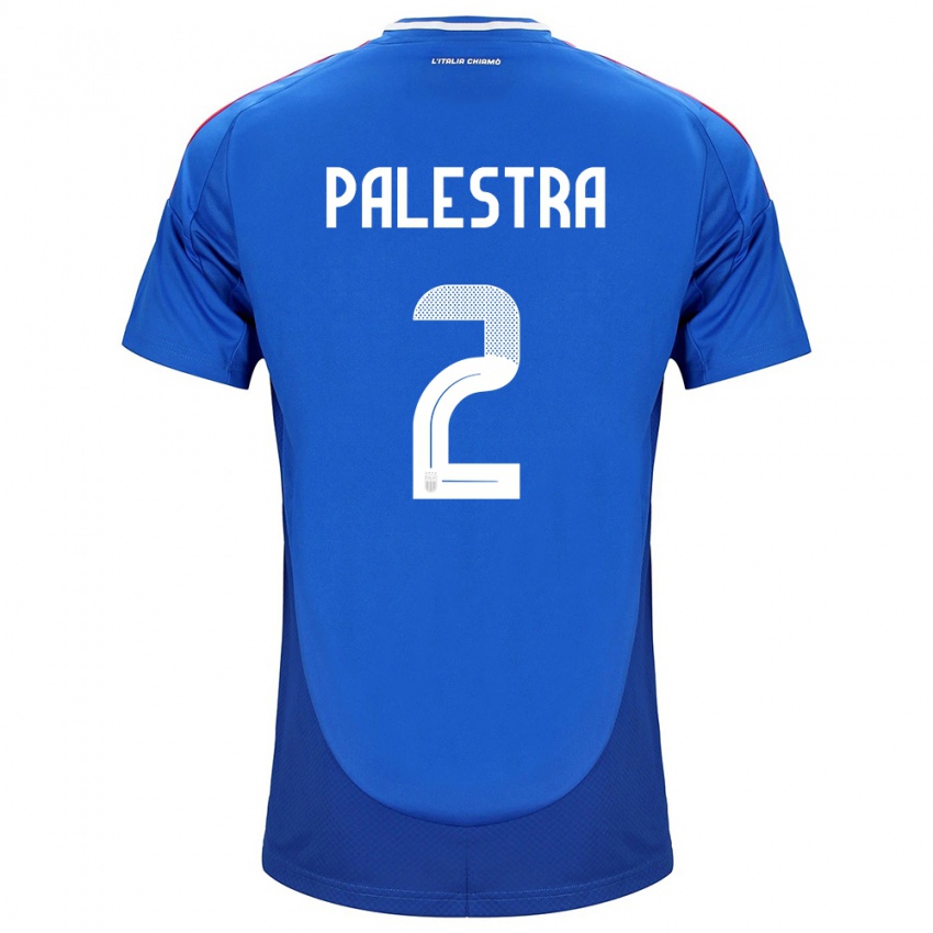 Kinder Italien Marco Palestra #2 Blau Heimtrikot Trikot 24-26 T-Shirt Österreich