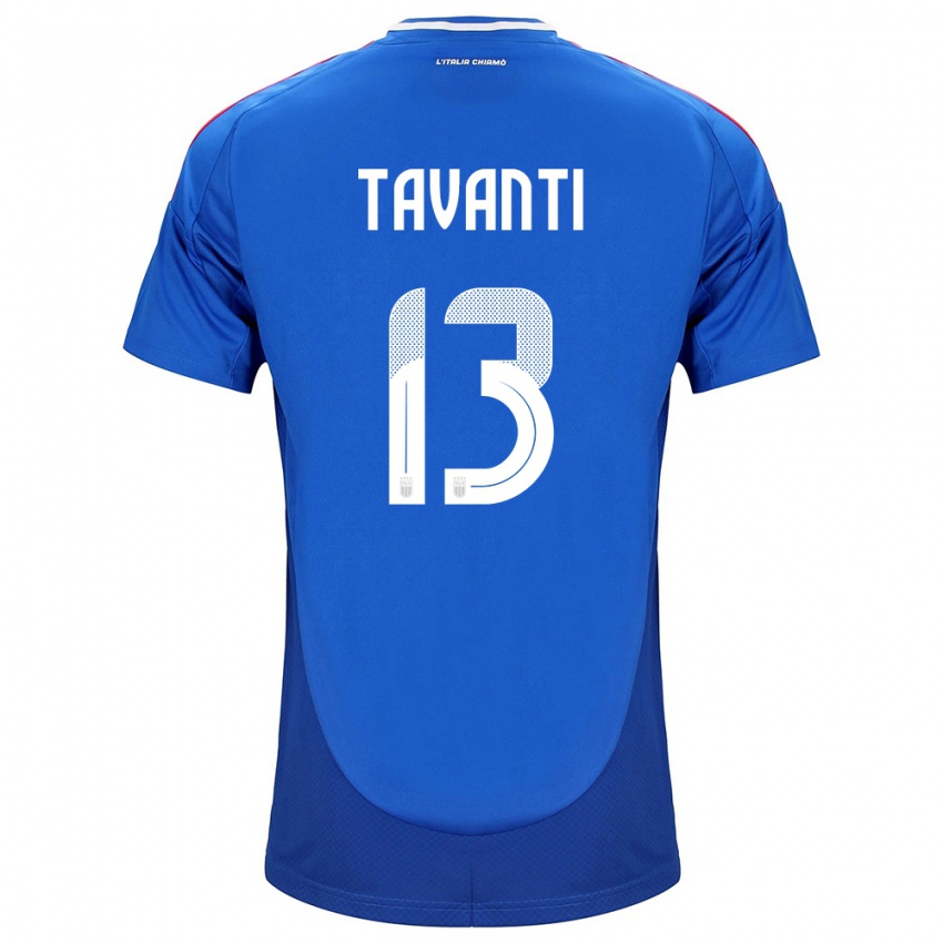 Kinder Italien Samuele Tavanti #13 Blau Heimtrikot Trikot 24-26 T-Shirt Österreich