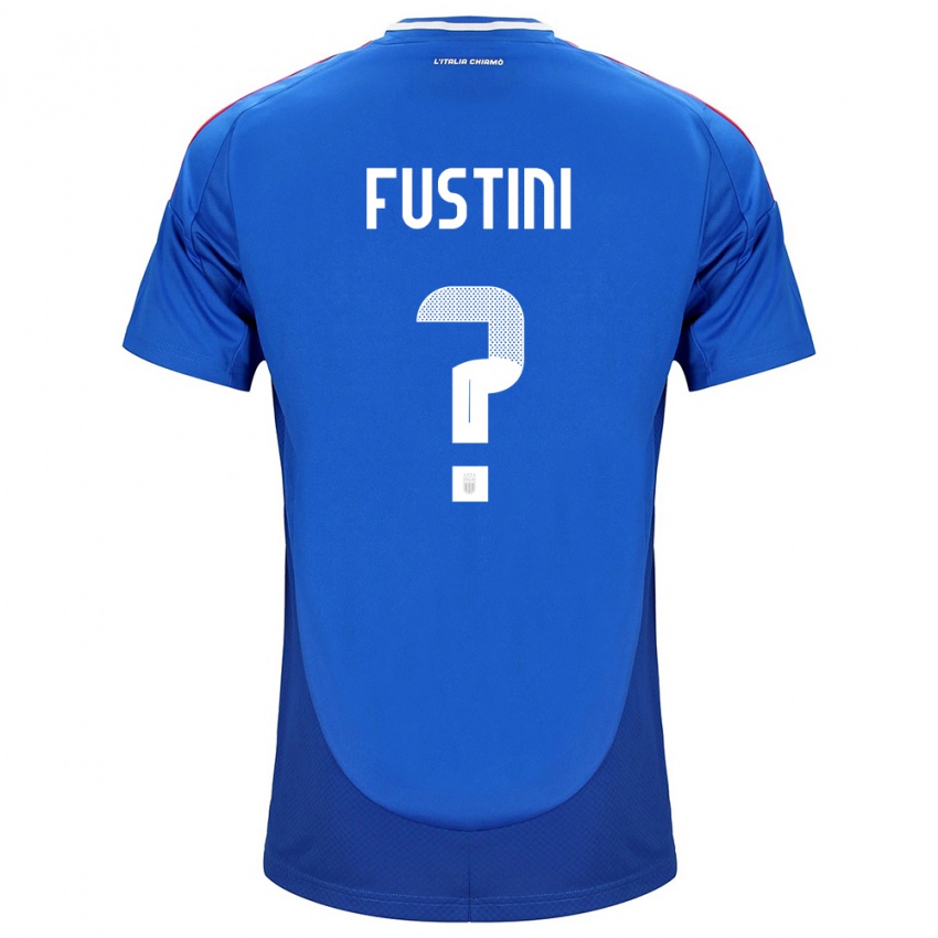 Kinder Italien Kevin Fustini #0 Blau Heimtrikot Trikot 24-26 T-Shirt Österreich