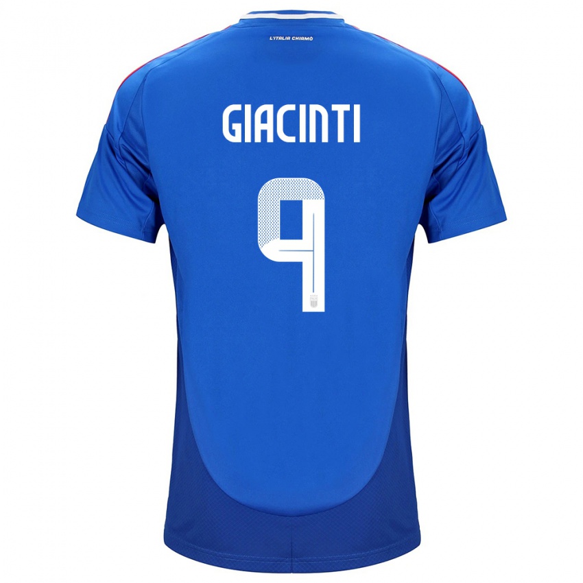 Kinder Italien Valentina Giacinti #9 Blau Heimtrikot Trikot 24-26 T-Shirt Österreich