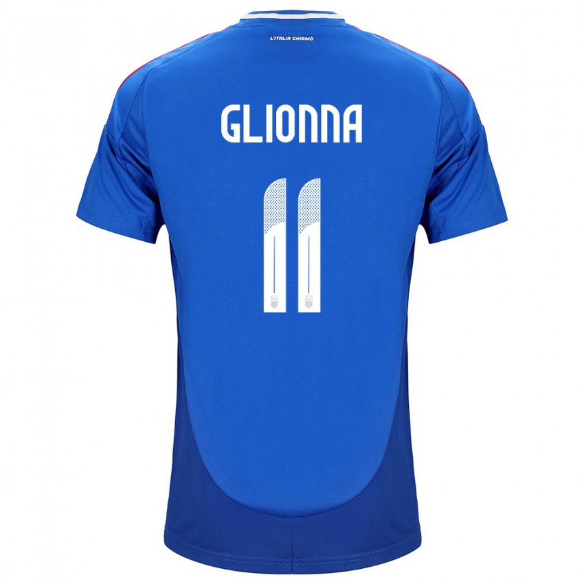 Kinder Italien Benedetta Glionna #11 Blau Heimtrikot Trikot 24-26 T-Shirt Österreich