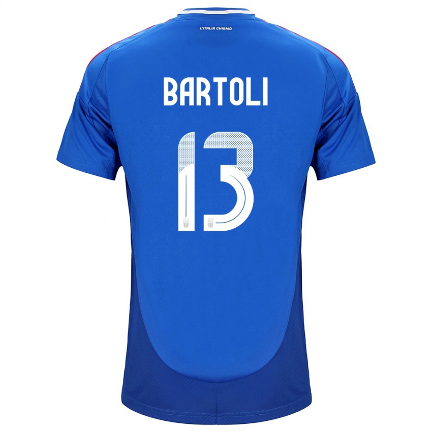 Kinder Italien Elisa Bartoli #13 Blau Heimtrikot Trikot 24-26 T-Shirt Österreich