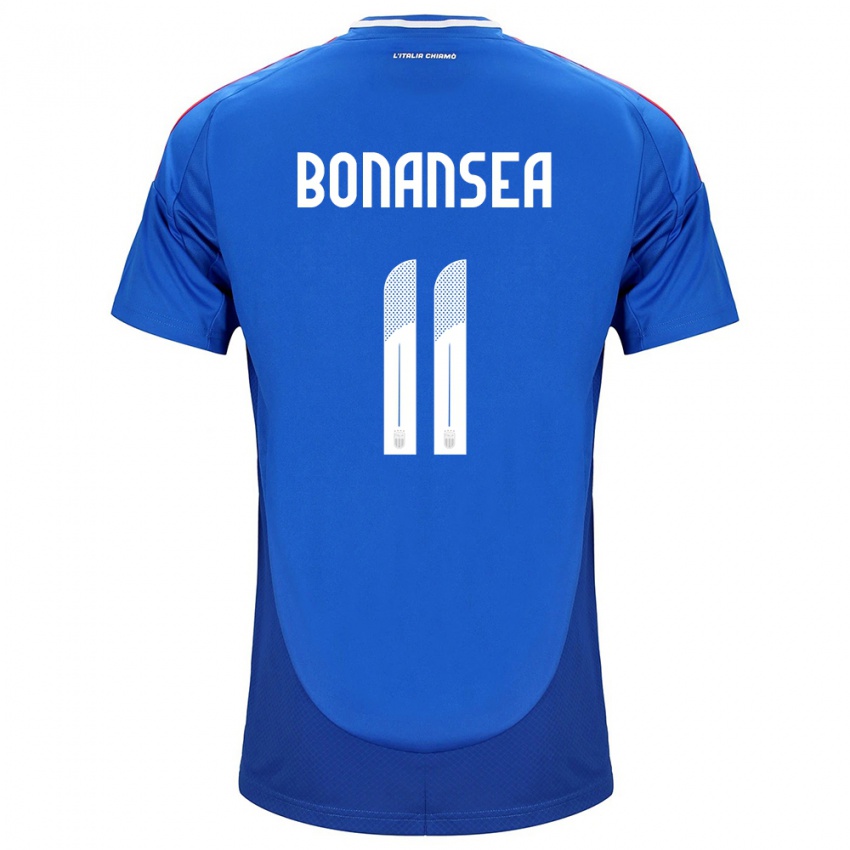 Kinder Italien Barbara Bonansea #11 Blau Heimtrikot Trikot 24-26 T-Shirt Österreich