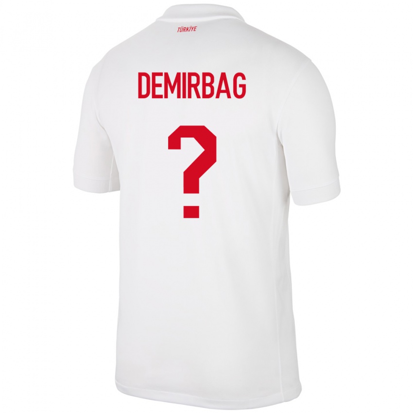 Kinder Türkei Ozan Demirbağ #0 Weiß Heimtrikot Trikot 24-26 T-Shirt Österreich