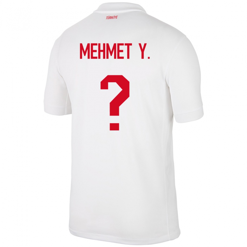 Kinder Türkei Mehmet Yildirim #0 Weiß Heimtrikot Trikot 24-26 T-Shirt Österreich