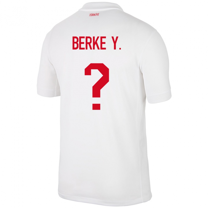 Kinder Türkei Berke Yıldırım #0 Weiß Heimtrikot Trikot 24-26 T-Shirt Österreich