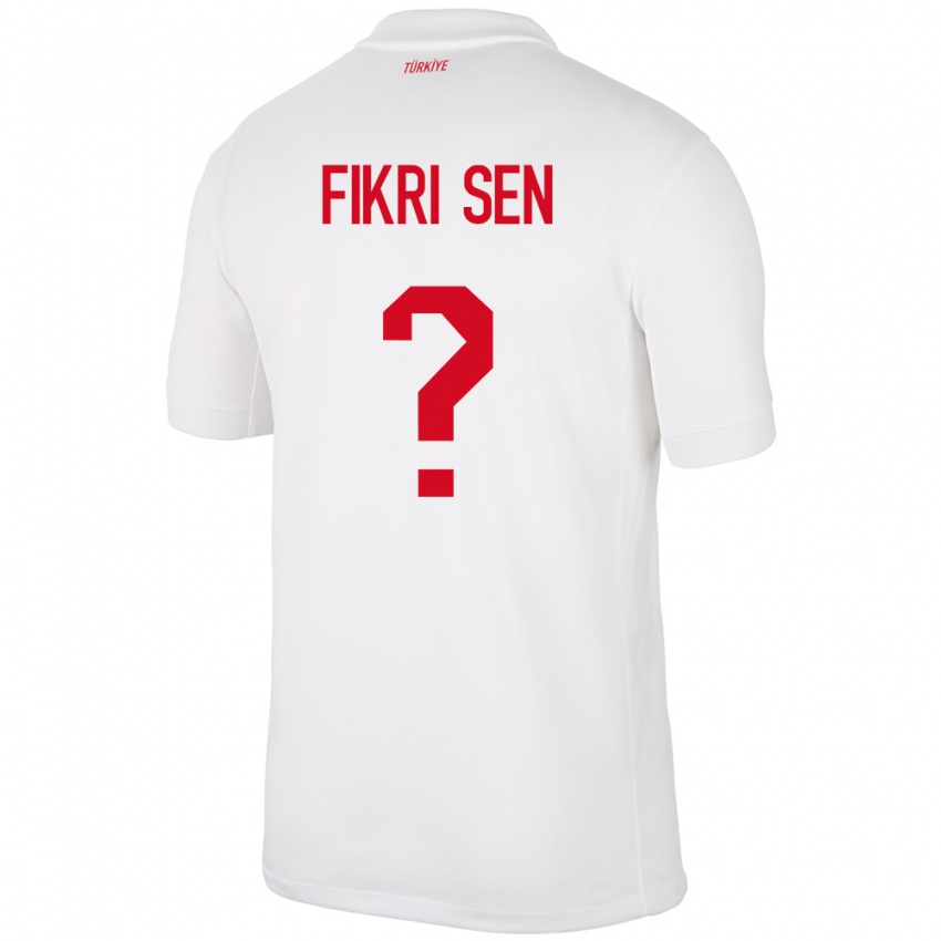 Kinder Türkei Yağız Fikri Şen #0 Weiß Heimtrikot Trikot 24-26 T-Shirt Österreich