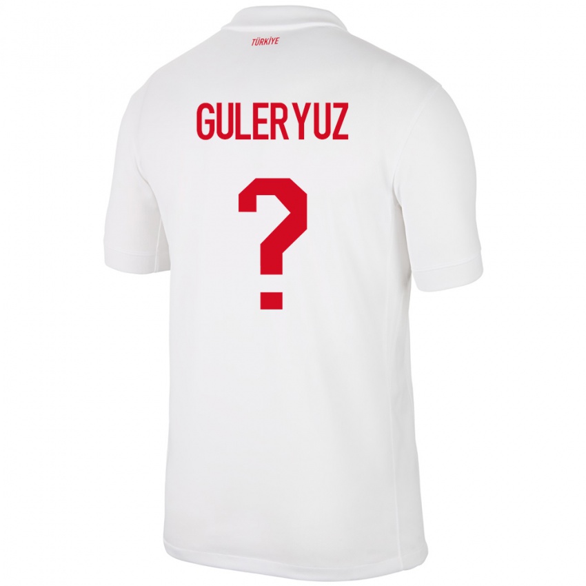 Kinder Türkei Göknur Güleryüz #0 Weiß Heimtrikot Trikot 24-26 T-Shirt Österreich