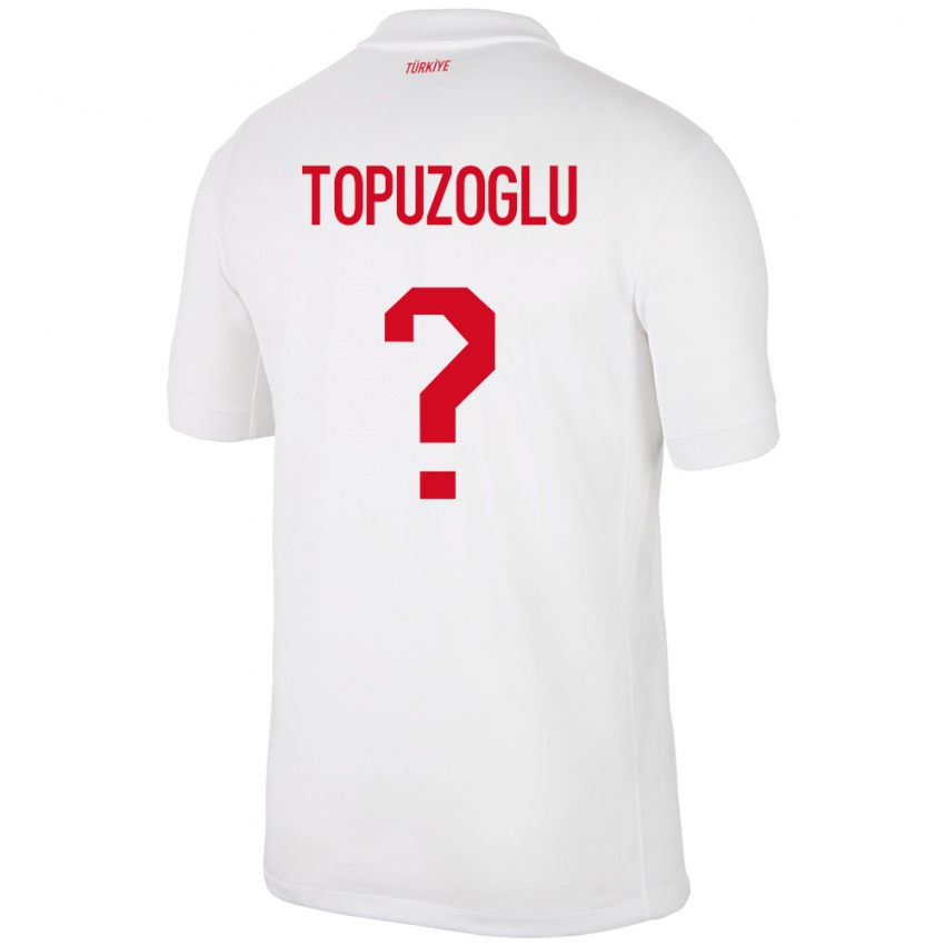 Kinder Türkei Berna Topuzoğlu #0 Weiß Heimtrikot Trikot 24-26 T-Shirt Österreich