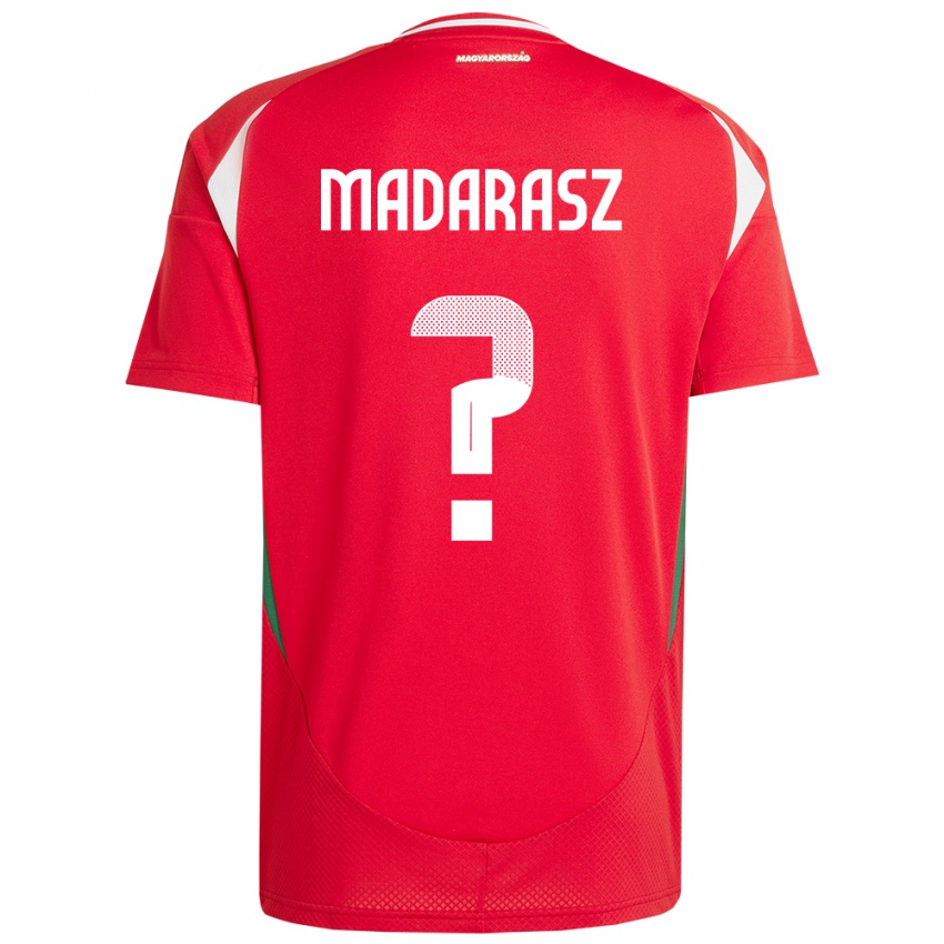 Kinder Ungarn Ádám Madarász #0 Rot Heimtrikot Trikot 24-26 T-Shirt Österreich