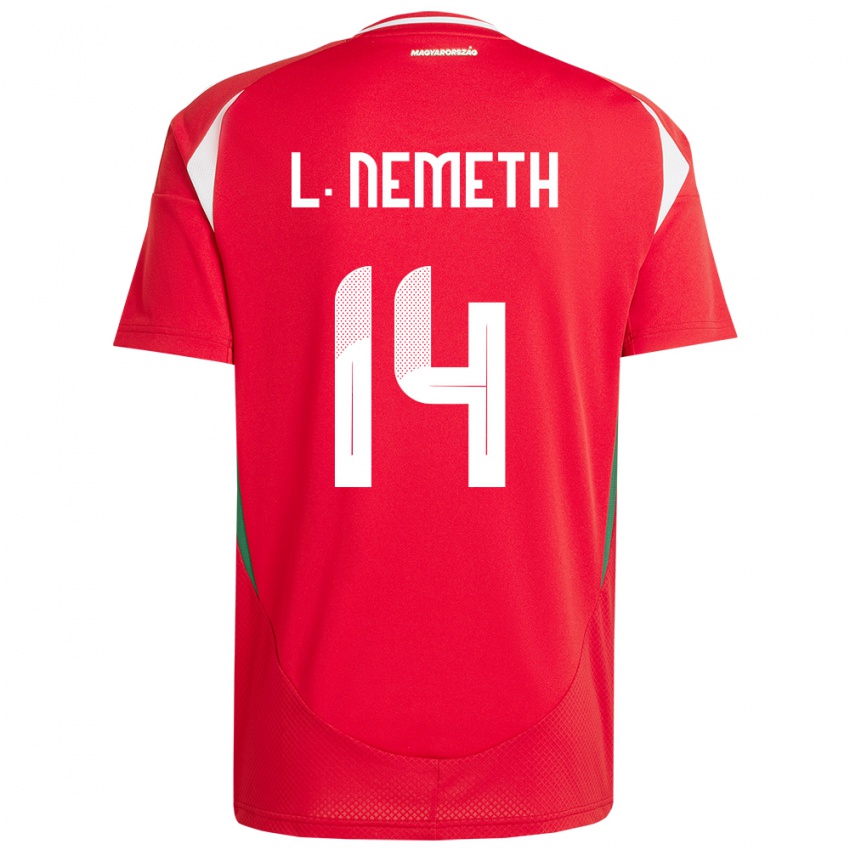 Kinder Ungarn Loretta Németh #14 Rot Heimtrikot Trikot 24-26 T-Shirt Österreich