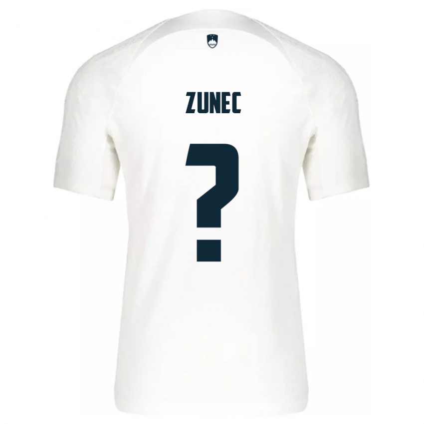 Kinder Slowenien Bor Zunec #0 Weiß Heimtrikot Trikot 24-26 T-Shirt Österreich