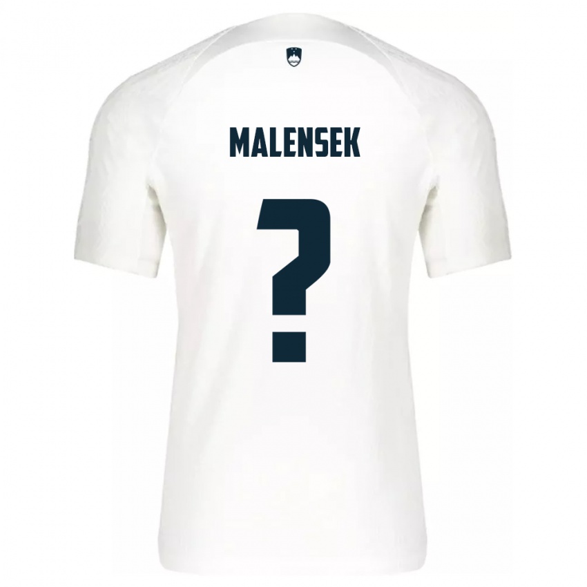 Kinder Slowenien Matej Malensek #0 Weiß Heimtrikot Trikot 24-26 T-Shirt Österreich