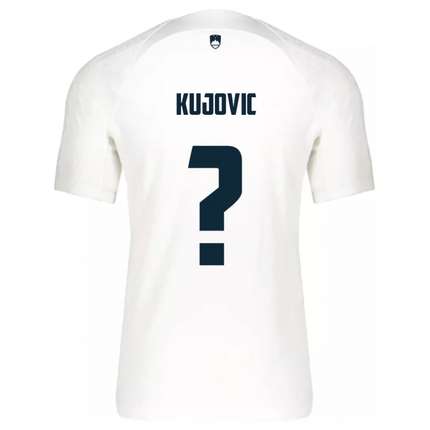 Kinder Slowenien Tian Kujovic #0 Weiß Heimtrikot Trikot 24-26 T-Shirt Österreich