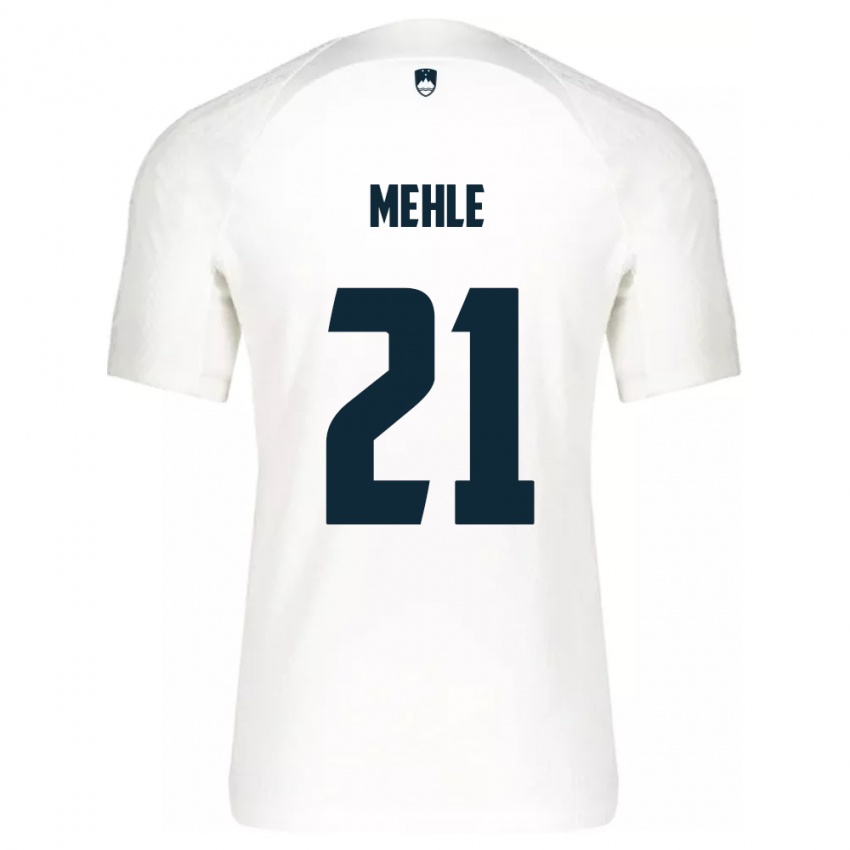 Kinder Slowenien Matej Mehle #21 Weiß Heimtrikot Trikot 24-26 T-Shirt Österreich