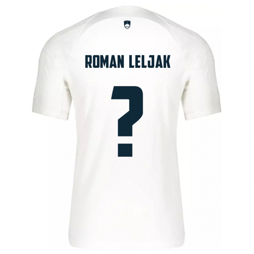 Kinder Slowenien Nejc Roman Leljak #0 Weiß Heimtrikot Trikot 24-26 T-Shirt Österreich