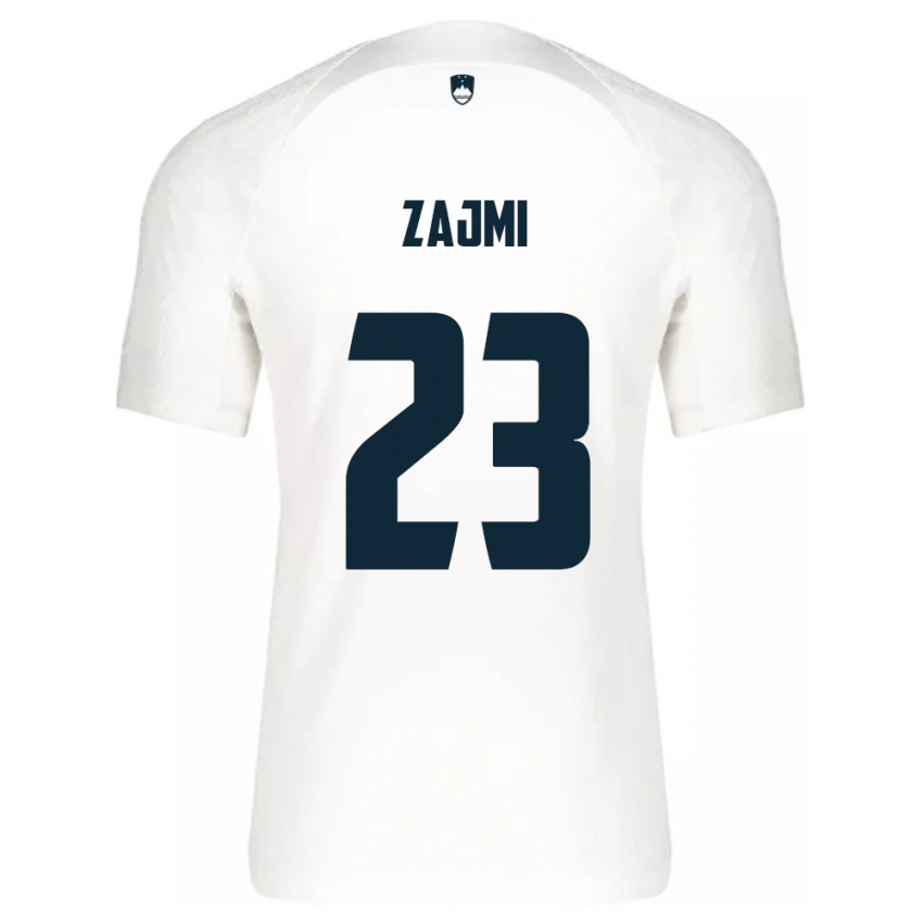 Kinder Slowenien Luana Zajmi #23 Weiß Heimtrikot Trikot 24-26 T-Shirt Österreich