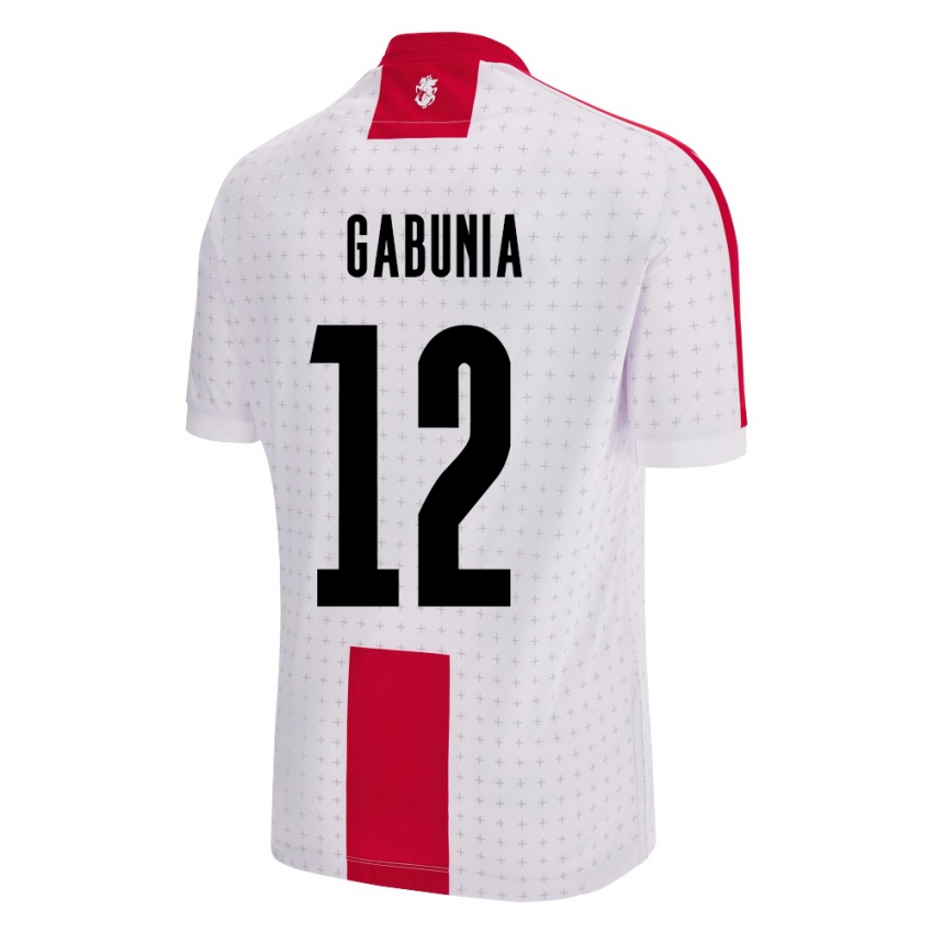 Kinder Georgien Tatia Gabunia #12 Weiß Heimtrikot Trikot 24-26 T-Shirt Österreich