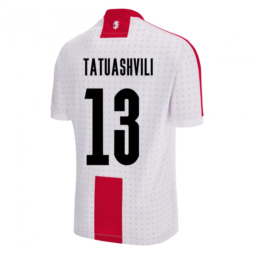 Kinder Georgien Tamar Tatuashvili #13 Weiß Heimtrikot Trikot 24-26 T-Shirt Österreich