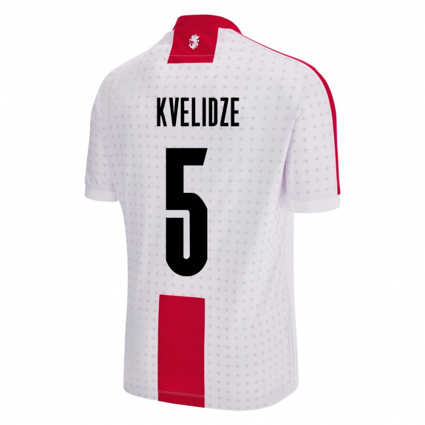 Kinder Georgien Tamar Kvelidze #5 Weiß Heimtrikot Trikot 24-26 T-Shirt Österreich