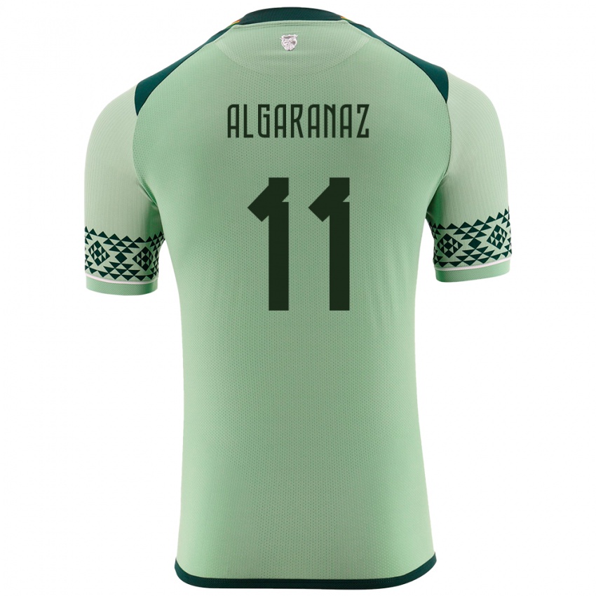 Kinder Bolivien Carmelo Algarañaz #11 Hellgrün Heimtrikot Trikot 24-26 T-Shirt Österreich