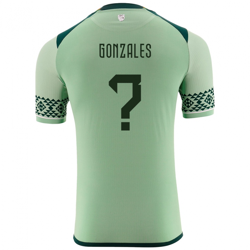 Kinder Bolivien Franz Gonzales #0 Hellgrün Heimtrikot Trikot 24-26 T-Shirt Österreich