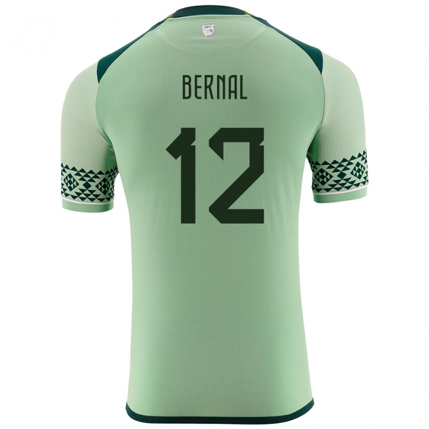 Kinder Bolivien Joel Bernal #12 Hellgrün Heimtrikot Trikot 24-26 T-Shirt Österreich