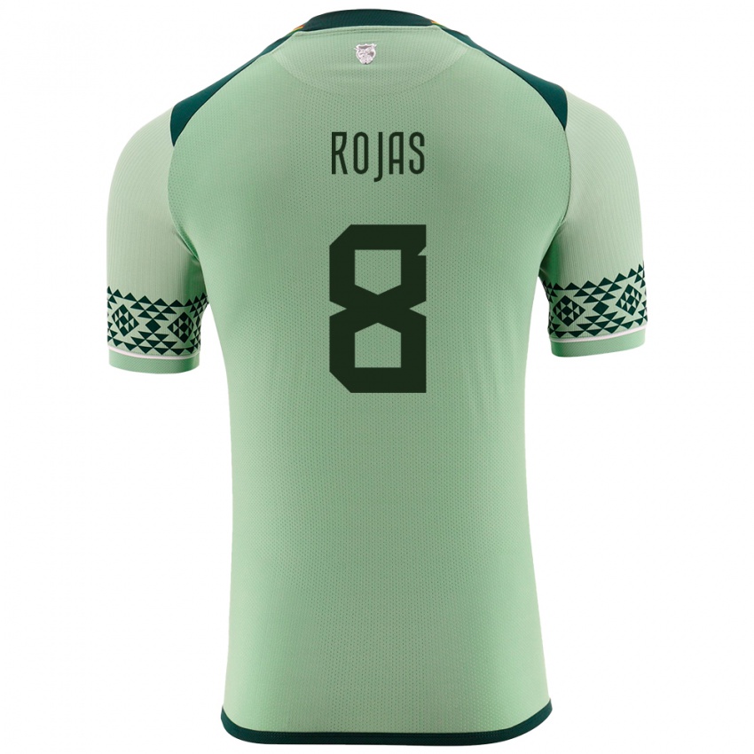 Kinder Bolivien Jairo Rojas #8 Hellgrün Heimtrikot Trikot 24-26 T-Shirt Österreich