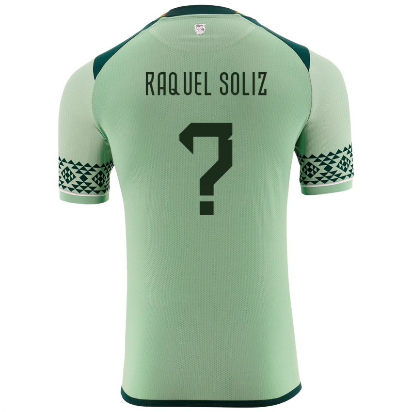 Kinder Bolivien Ruth Raquel Soliz #0 Hellgrün Heimtrikot Trikot 24-26 T-Shirt Österreich