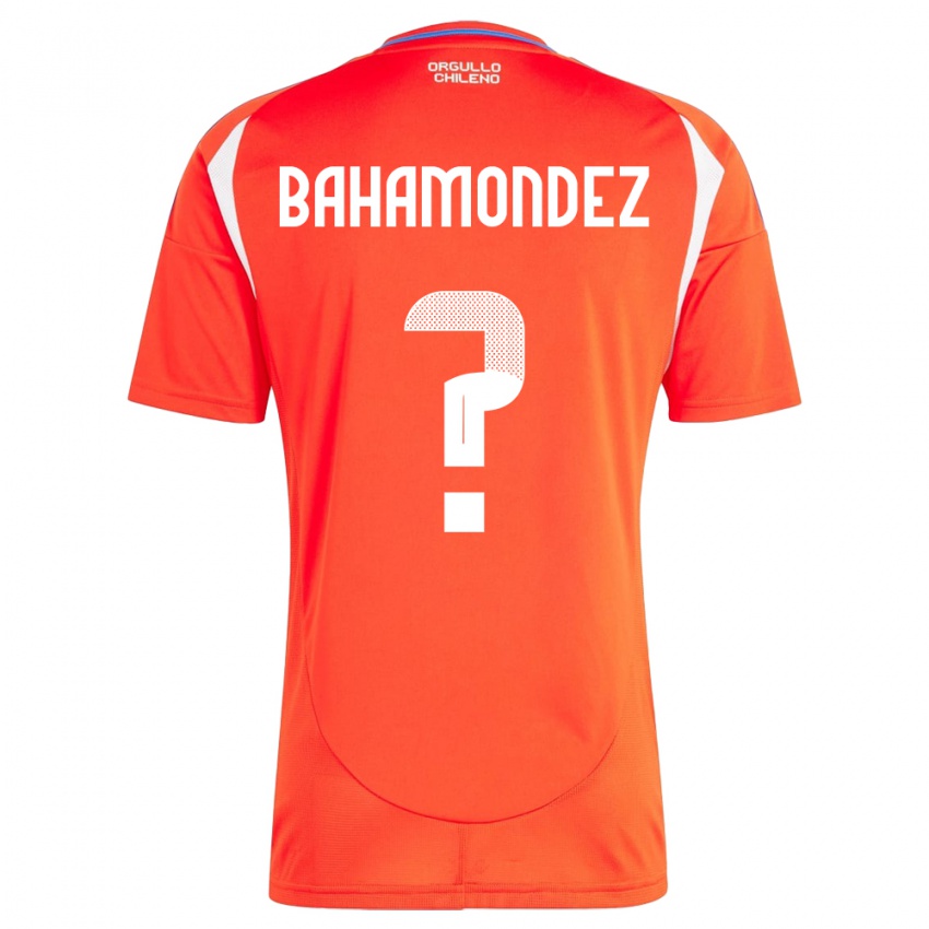 Kinder Chile Taizo Bahamondez #0 Rot Heimtrikot Trikot 24-26 T-Shirt Österreich