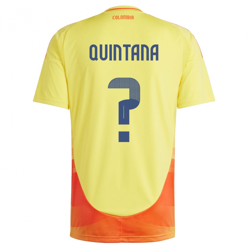 Kinder Kolumbien Juan Quintana #0 Gelb Heimtrikot Trikot 24-26 T-Shirt Österreich