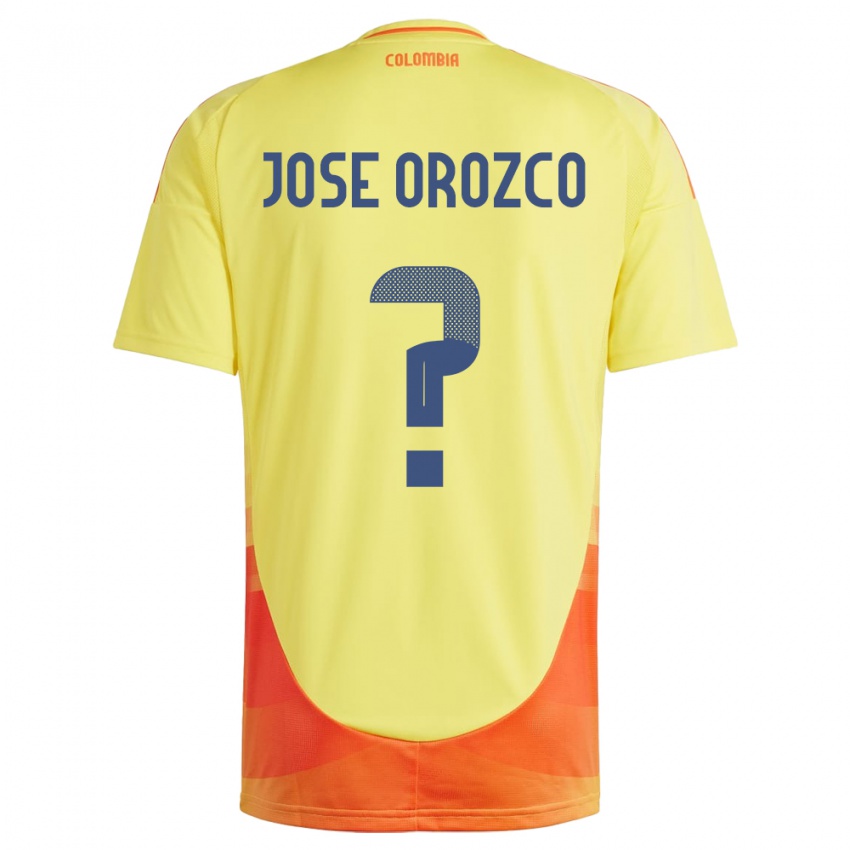 Kinder Kolumbien Juan José Orozco #0 Gelb Heimtrikot Trikot 24-26 T-Shirt Österreich