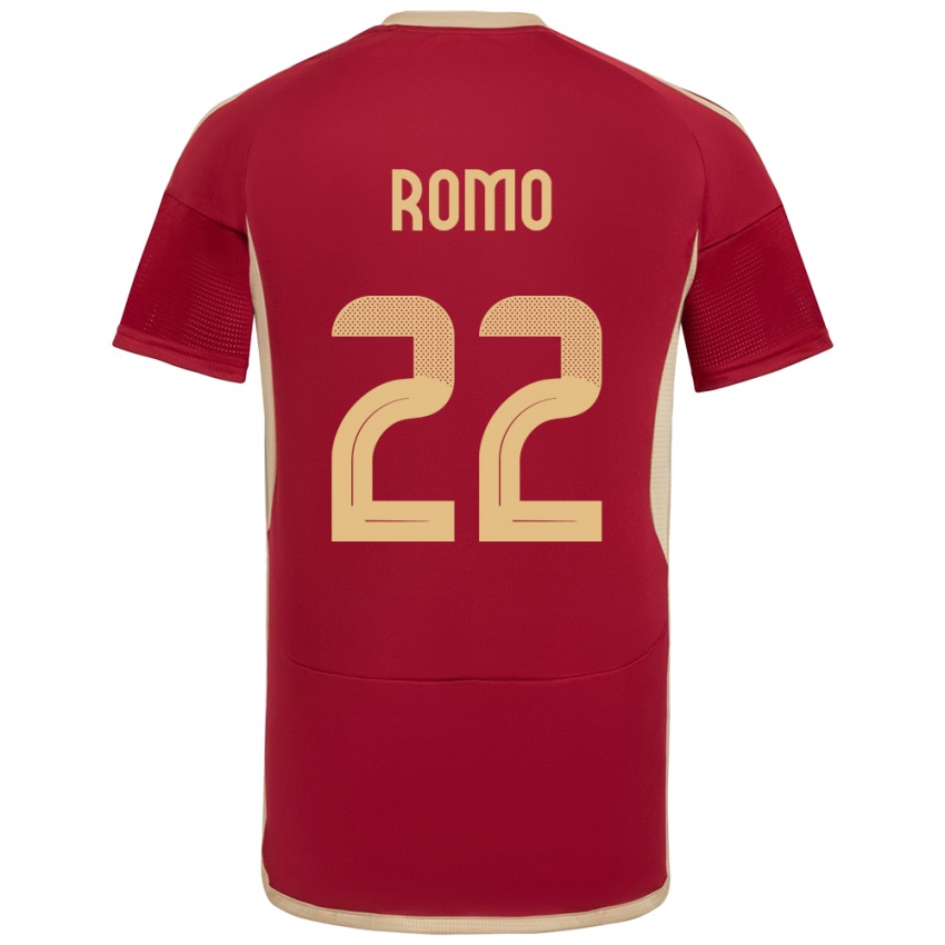 Kinder Venezuela Rafael Romo #22 Burgund Heimtrikot Trikot 24-26 T-Shirt Österreich