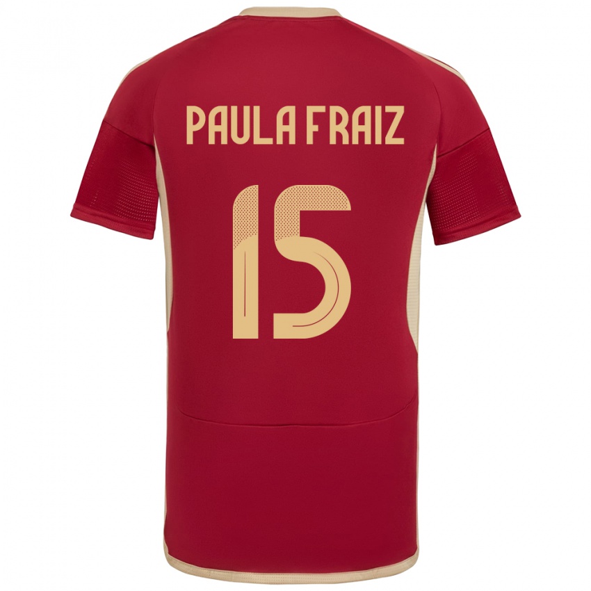 Kinder Venezuela Ana Paula Fraiz #15 Burgund Heimtrikot Trikot 24-26 T-Shirt Österreich