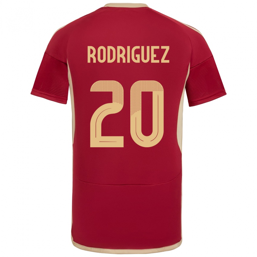 Kinder Venezuela Dayana Rodríguez #20 Burgund Heimtrikot Trikot 24-26 T-Shirt Österreich