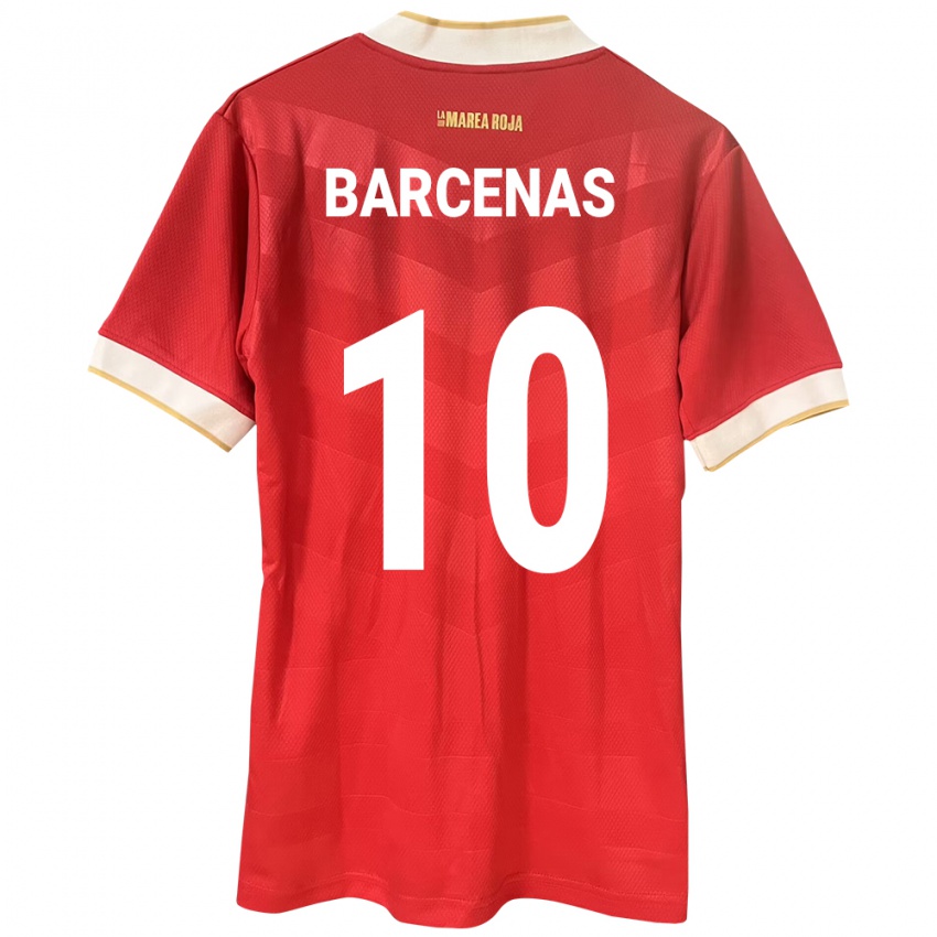 Kinder Panama Yoel Bárcenas #10 Rot Heimtrikot Trikot 24-26 T-Shirt Österreich