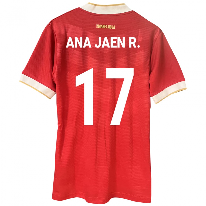 Kinder Panama Ana Jaén Rodríguez #17 Rot Heimtrikot Trikot 24-26 T-Shirt Österreich